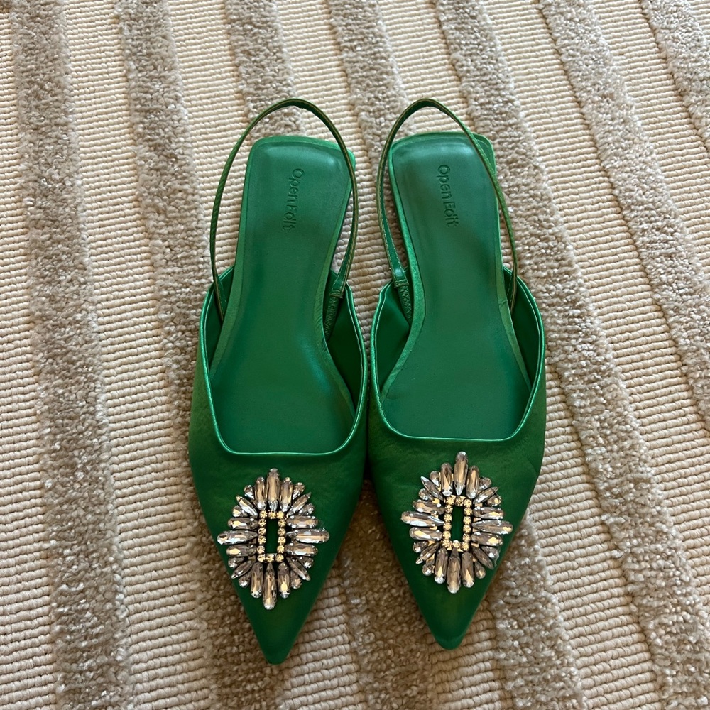 Open edit flat shoes